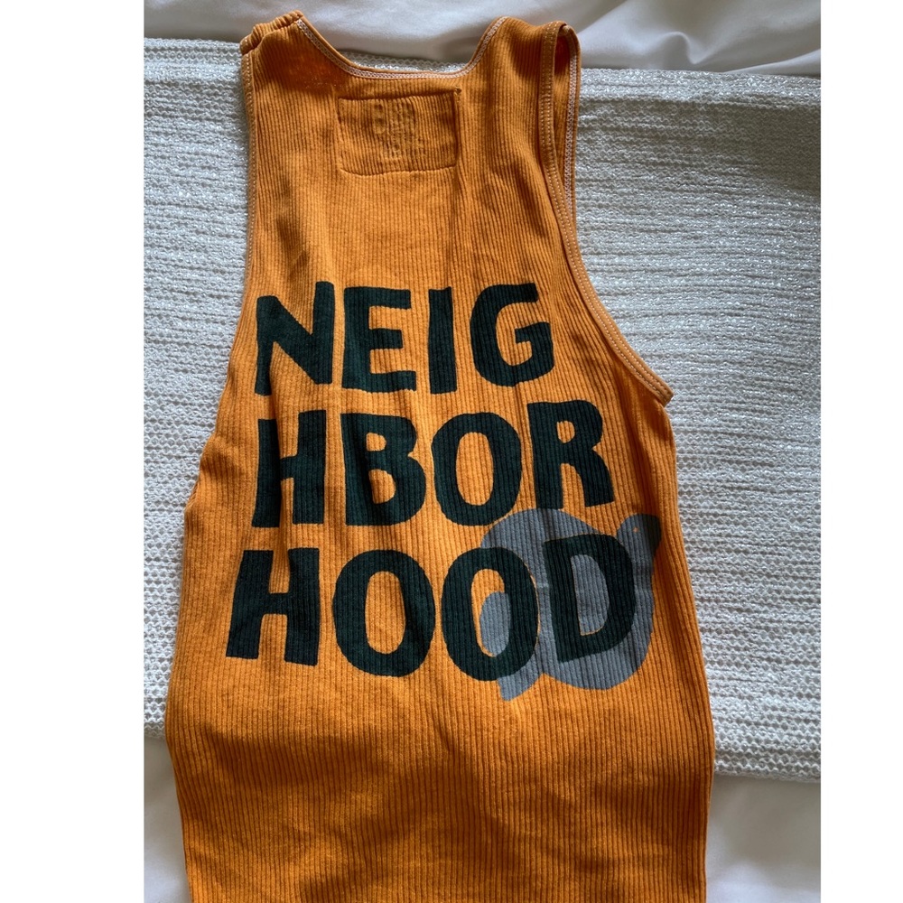 Free city orange tank top size 1/small